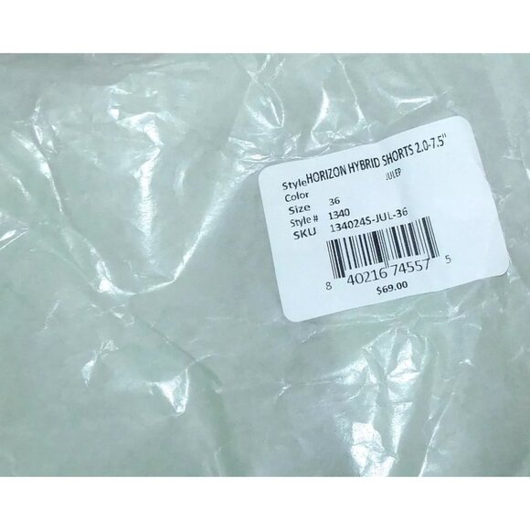 Howler Brothers Men's 7.5" Inseam Horizon Hybrid Shorts 2.0 In Julep NEW Size 36 - Picture 3 of 4